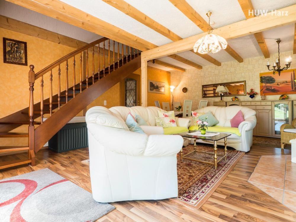 Idyllisches Ferienhaus Bei Wernigerode Benzingerode Exterior foto